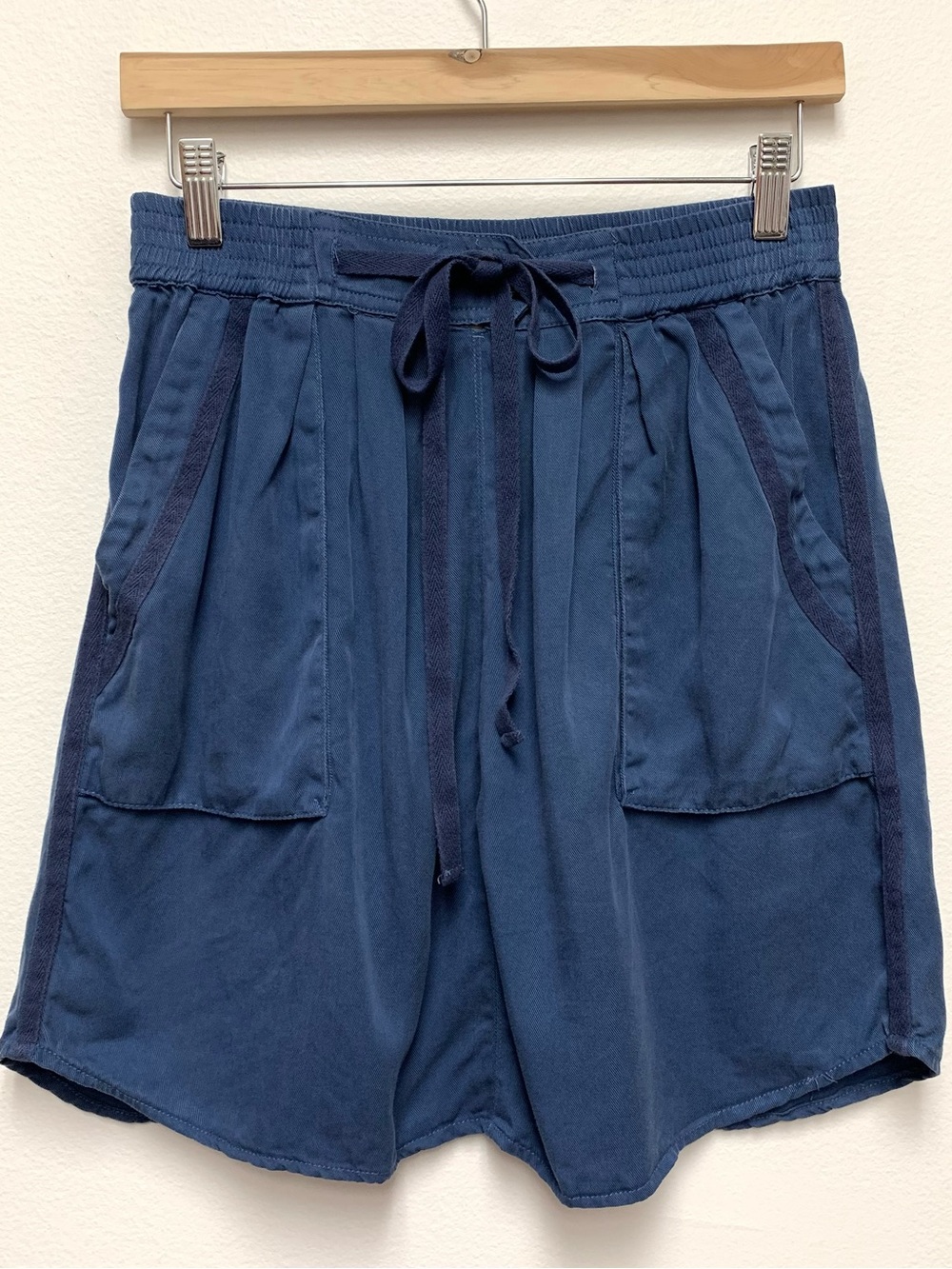 Maeve Anthropologie Cargo Utility Skirt Size XS Drawstring Tencel Peacock